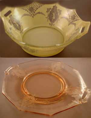 Indiana Dancer Decoration on Bowl and Plate