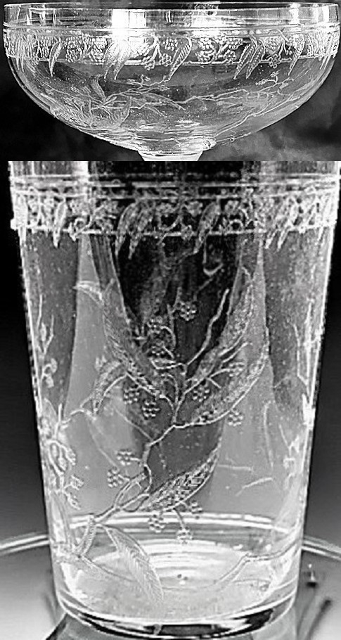 Unknown Etch with Leaves and Berries