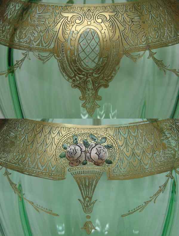 Unknown Grigg's Etch Variation on Fostoria Vase