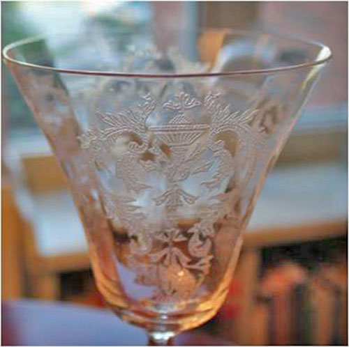 Unknown Etch on Seneca #1488 Goblet