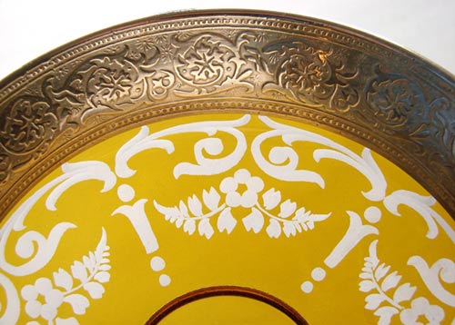 Unknown Decoration on Westmoreland #1800 Compote