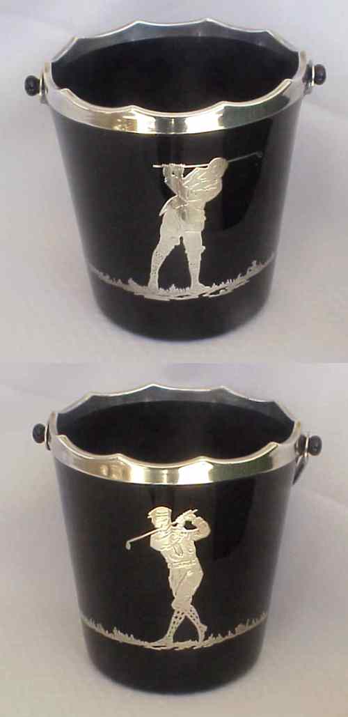 Unknown Golfer Silver Overlay on Cambridge Decagon