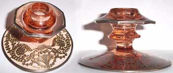 Unknown Silver Decoration on Central Candleholder