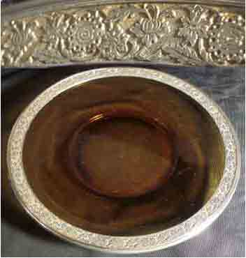Unknown Plate with Silver Rim