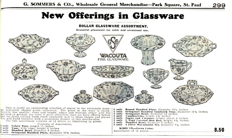 Unknown Glassware Catalog March/April 1930