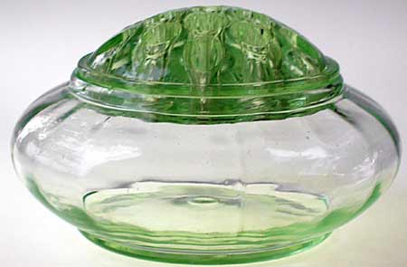 Unknown Flower Bowl with Frog