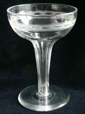 Unknown Cut Hollow Stem Champagne