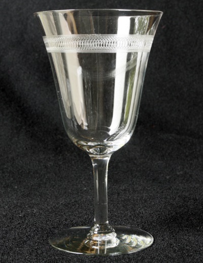 Unknown Needle-Etched Goblet