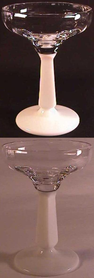 Unknown White Stem w/ Crystal Bowl