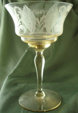 Unknown Champagne w/ Lotus Etch