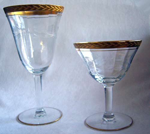 Unknown Paneled Stemware