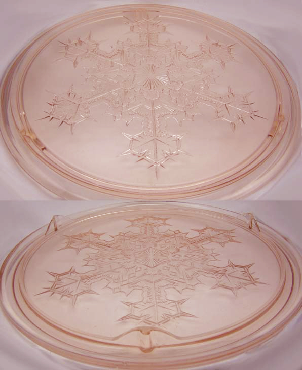Snowflake Cake Plate