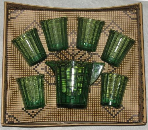 Akro Agate Play-Time Glass Water Set