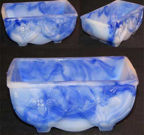 Akro Agate # 657 Lily Planter