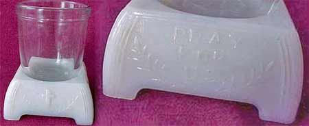 Akro Agate Tumbler and Votive Holder