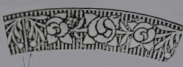 Maryland Glass Company Rambler Rose Etch
