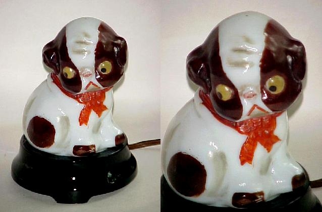 Gillinder Pug Lamp