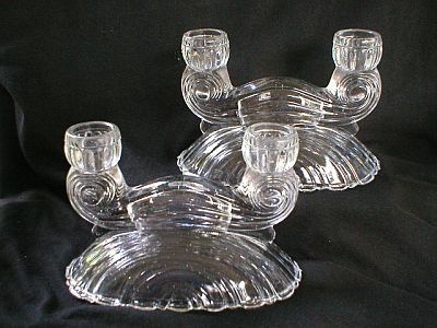 Slick Two-Light Candlesticks