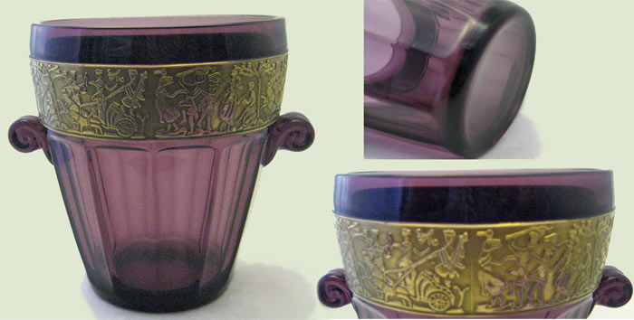 Walther Ice Tub with Gold Chariot  Decoration
