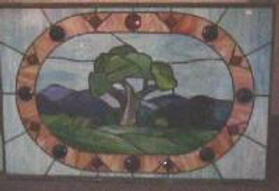 L. G. Wright Stained Glass Window
