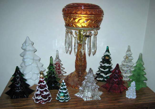 Glass Christmas Tree Collection