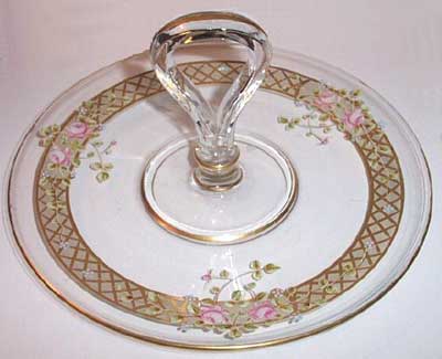 Hawkes Enamel Floral Decoration