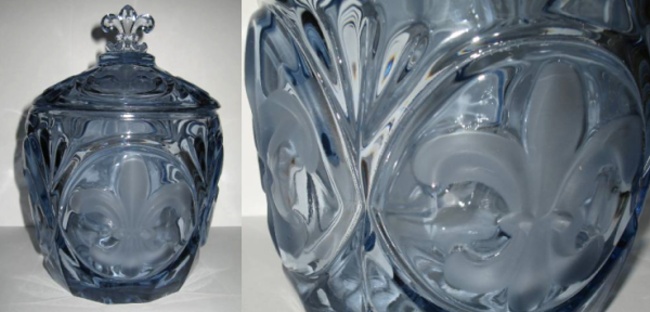 Inwald Fleur-de-Lis Covered Jar