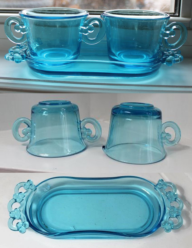 Inwald Perforal Cream & Sugar Set