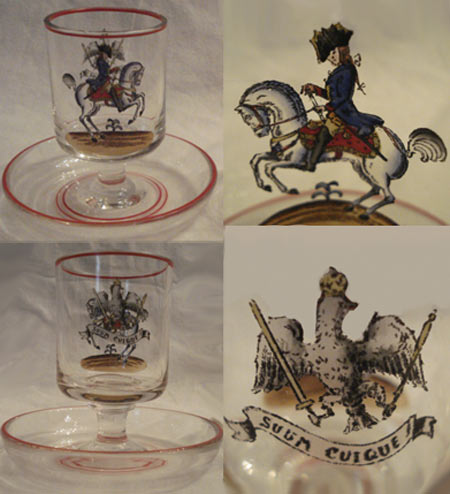 Goldberg Mounted Soldier Decoration on Cigarette Urn