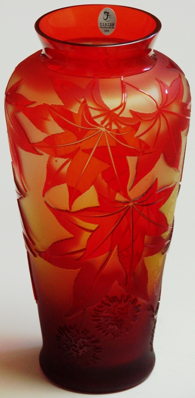 Fenton Fall's Gift to Spring Vase