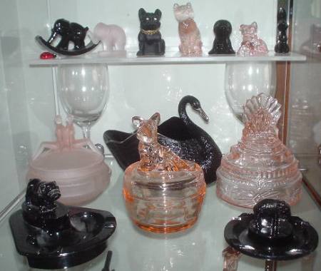 Pink & Black Shelf 1