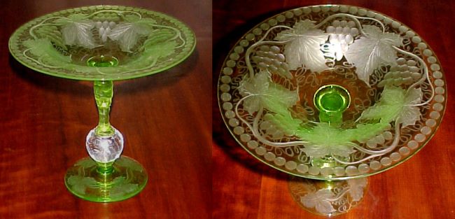 Pairpoint Compote w/ Grape Cutting