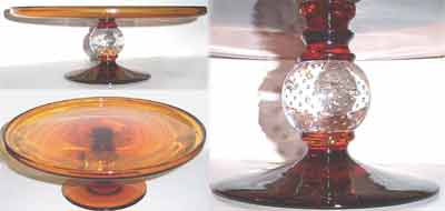 Pairpoint Cake Plate