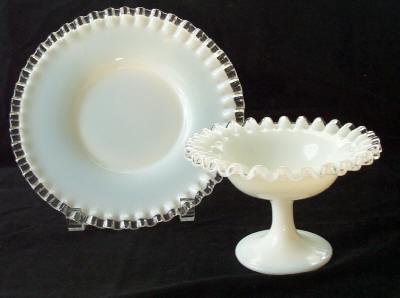 Fenton Silver Crest Pieces