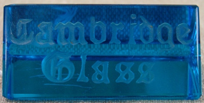 Cambridge Sign on a Blue Prism