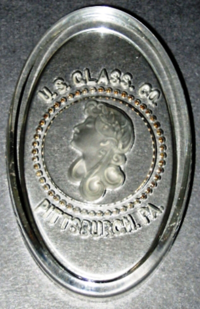 U. S. Glass Paperweight