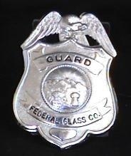 Federal Plant Security Guard's Badge