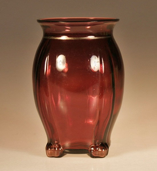 Unknown Amethyst Vase w/ Silver Decoration
