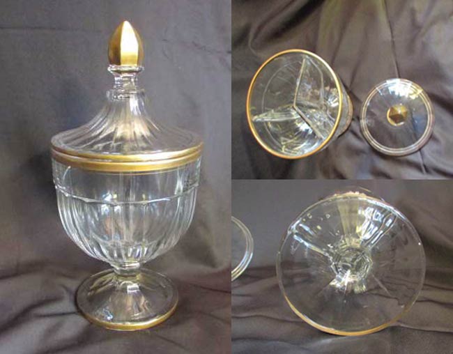 Unknown Compartmented Candy Jar