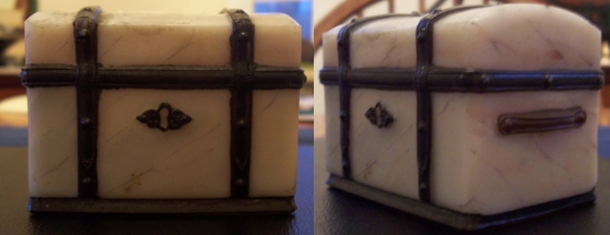 Unknown Faux Marble Candy Trunk