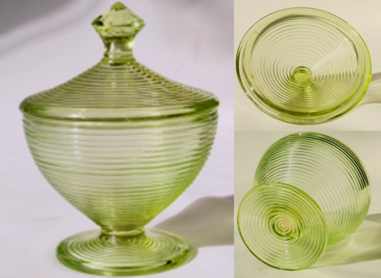 Unknown Fine Rib Covered Jar
