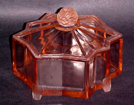 Unknown  "Lotus" Powder or Candy Box