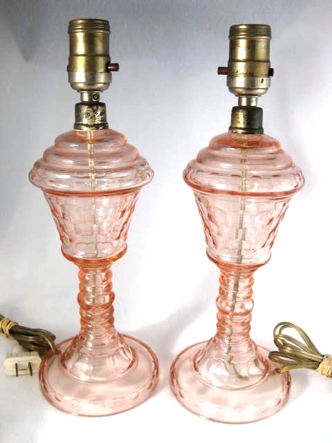 Unknown Georgian Lamps w/ Cutting