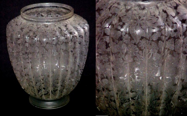 Unknown Lamp Base w/ Unknown Etch