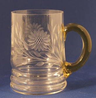 Unknown Bi-Color Mug with Cornflower Cutting