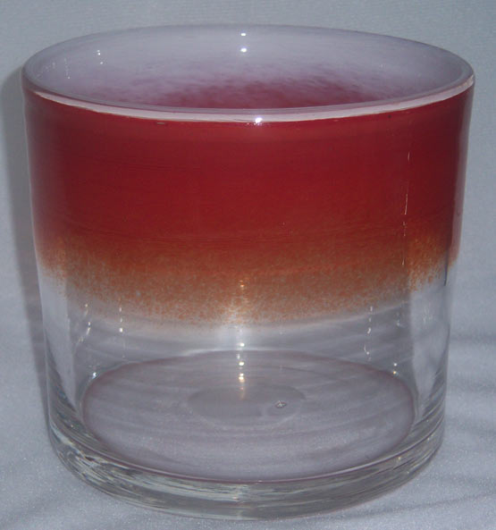 Unknown Art Glass Ice Tub