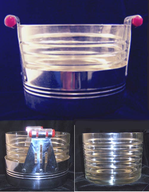 Unknown Ice Tub with Chrome Holder