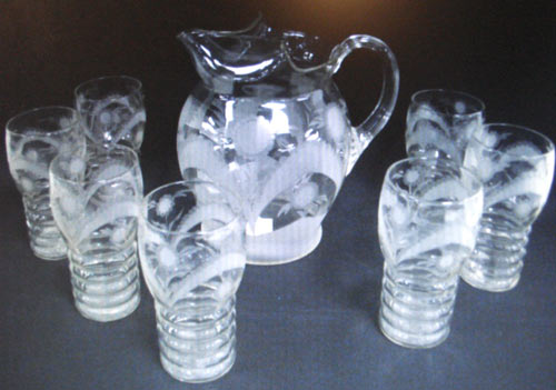 Unknown Pitcher and Tumblers