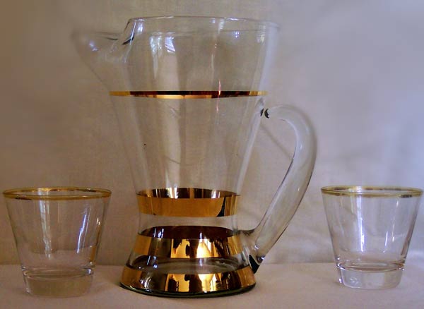 Unknown Pitcher and Tumblers