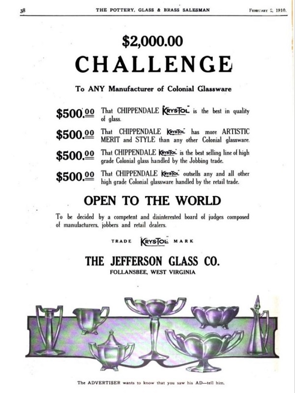 Jefferson Chippendale Krys-Tol Ad